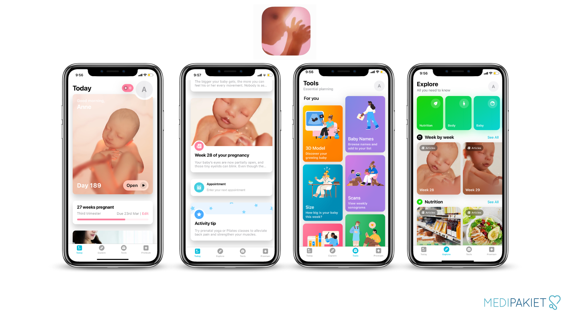 Ciąża+ - aplikacja ciążowa